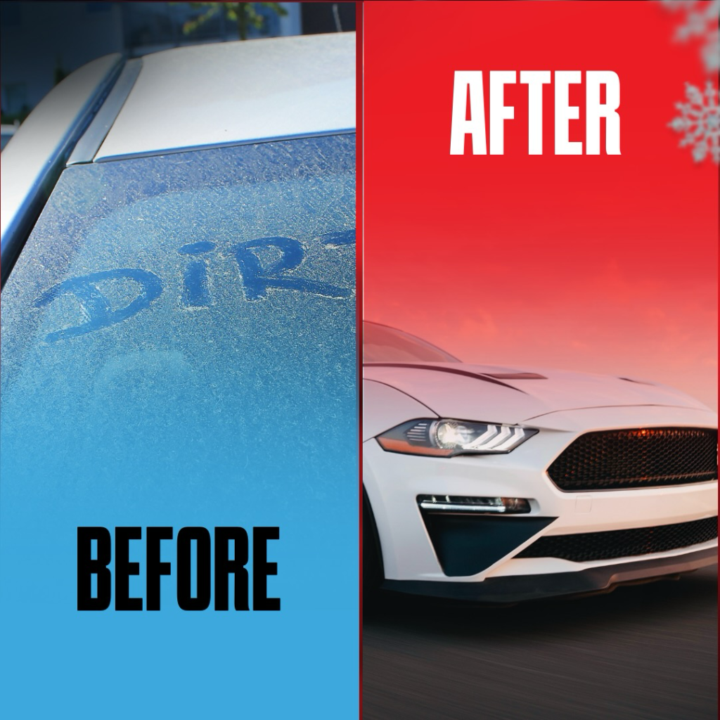 before and after touchless car wash nearby you