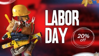 Labor Day 20% off (1920 x 1080 px) 1